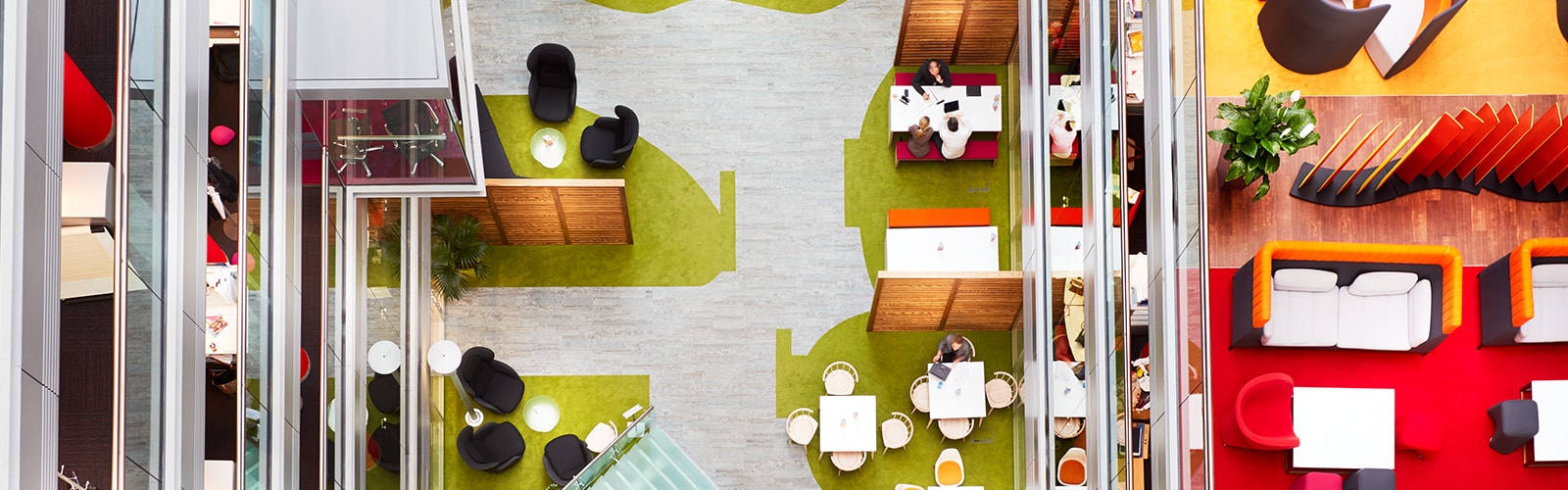 Irish offices birds eye view