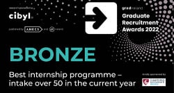 2022 Gradireland bronze badge - Best internship programme