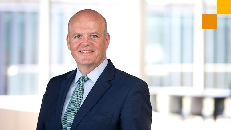 A portrait photo of Colin Hunt, CEO of AIB.