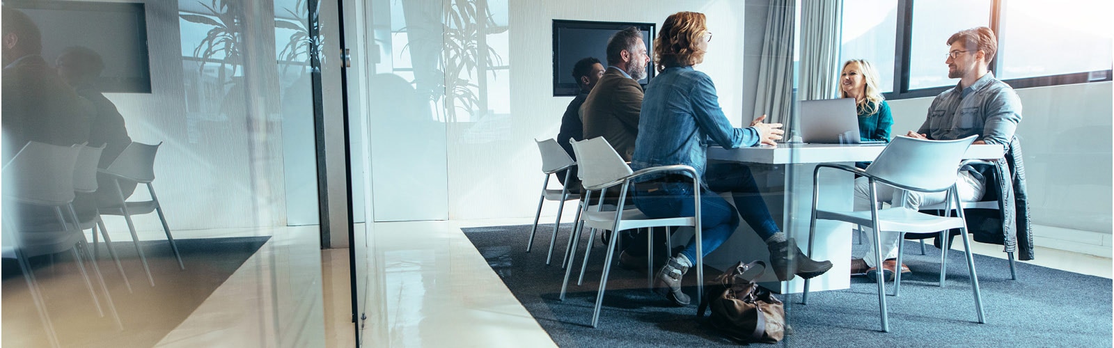 People in meeting