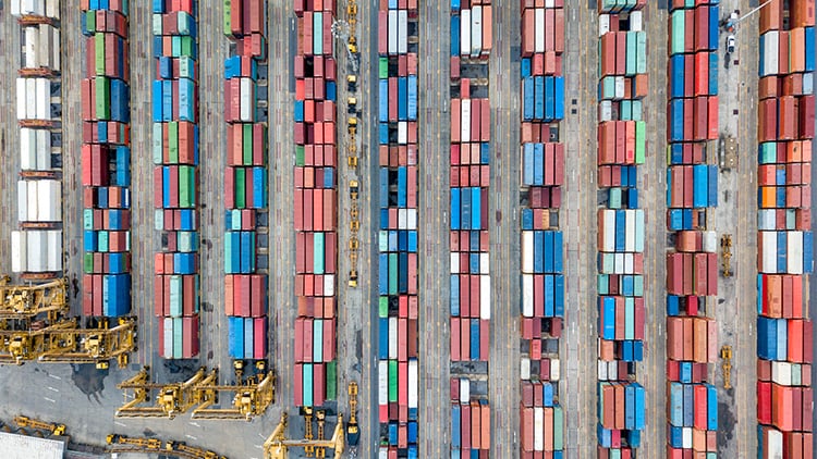 A shipping dock